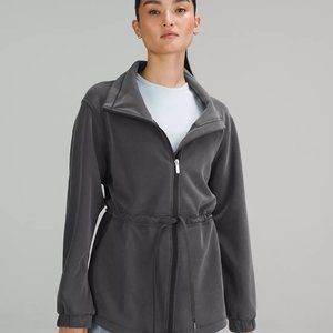 Softstreme Cinch-Waist Jacket color graphite grey size 6